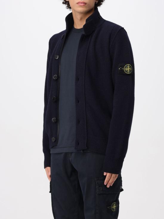 25FW 스톤 아일랜드 가디건 5100047S00A3 V0020 Blue - STONE ISLAND