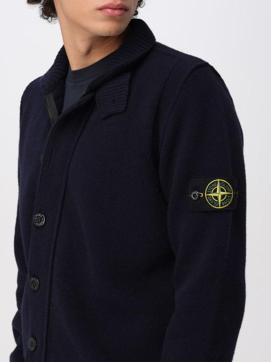 25FW 스톤 아일랜드 가디건 5100047S00A3 V0020 Blue - STONE ISLAND