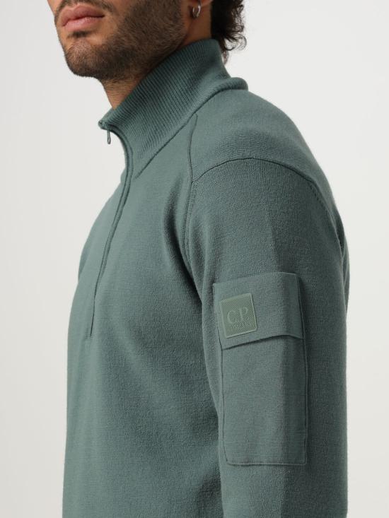 25FW 씨피 컴퍼니 긴팔 티셔츠 19CLKN059A110427A 619 Green - C.P. COMPANY