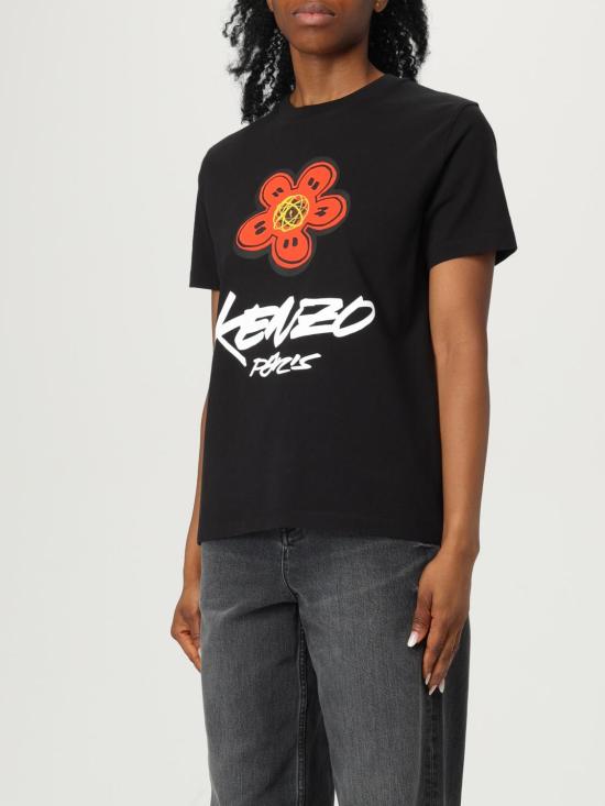 25FW 겐조 반팔 티셔츠 FF62TS3564SG 99J Black - KENZO