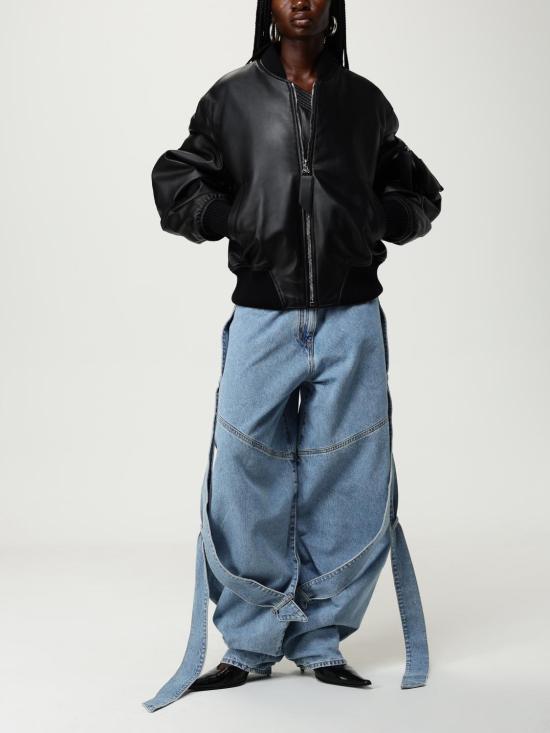 25FW 디 아티코 봄버 자켓 251WCB00004LBT128AA 100 Black - THE ATTICO