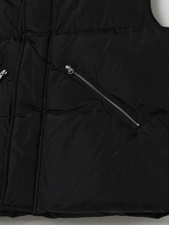 25FW [키즈] MM6 메종마르지엘라 베스트 M60825MM001 M6900 Black - MM6 MAISON MARGIELA