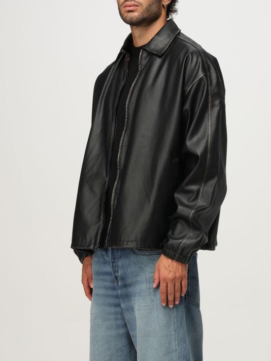 25FW 디젤 가죽 자켓 A192790LHBE 9XX Black - DIESEL
