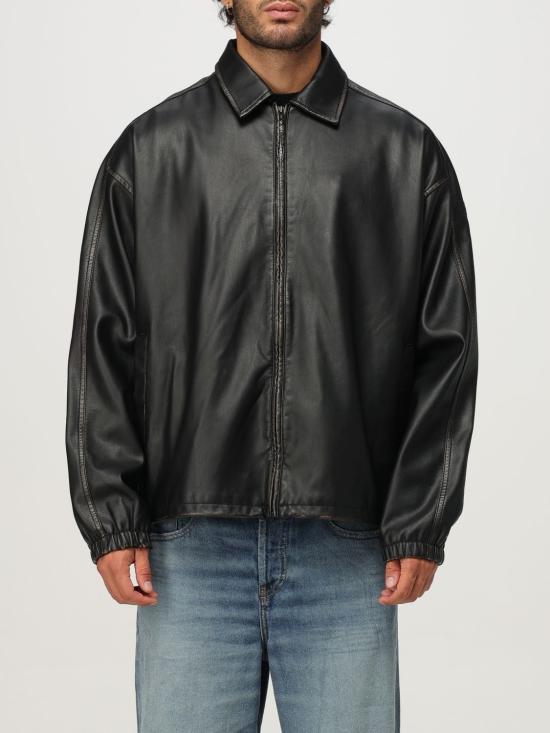 25FW 디젤 가죽 자켓 A192790LHBE 9XX Black