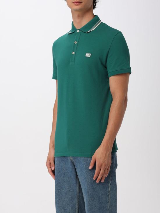 25FW 발렌티노 가라바니 폴로 티셔츠 7V3MH01KAQK CN3 Green - VALENTINO GARAVANI