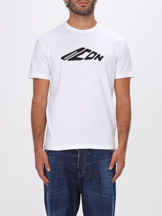 25FW 디스퀘어드2 반팔 티셔츠 S79GC0116D20020 100 White