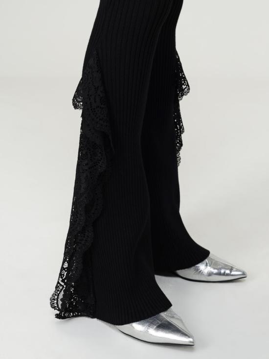 25FW 블루마린 플레어 팬츠 2P185A N0990 Black - BLUMARINE