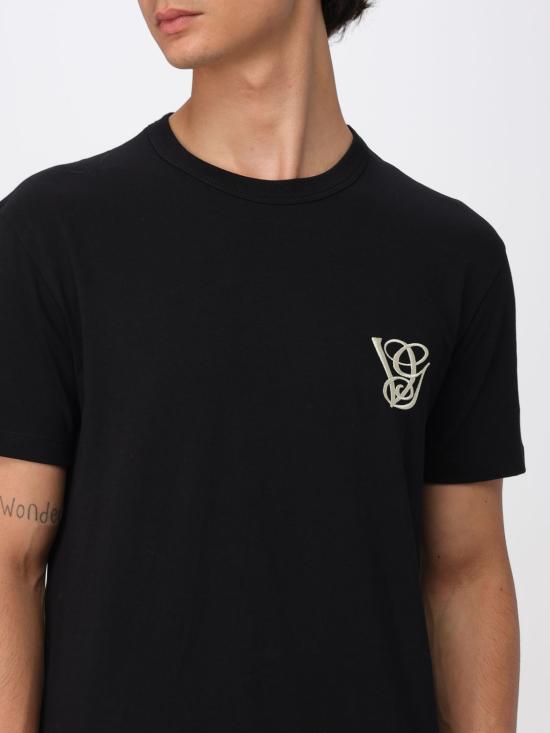 25FW 발렌티노 가라바니 반팔 티셔츠 7V3MG10VB2W 0NO Black - VALENTINO GARAVANI