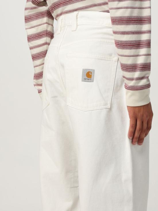 25FW 칼하트 WIP 팬츠 I035893 0202 White - CARHARTT WIP