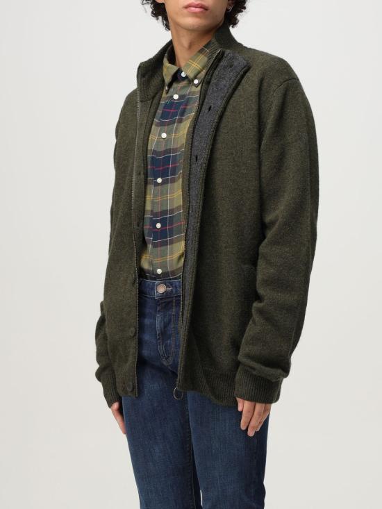 25FW 바버 스웨터 MKN0731 GN73 Green - BARBOUR