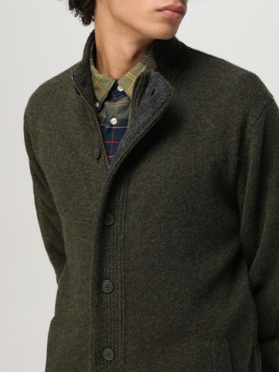 25FW 바버 스웨터 MKN0731 GN73 Green - BARBOUR
