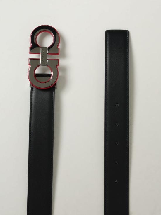 25FW 살바토레 페라가모 가죽 벨트 670460 786314 001 Black - SALVATORE FERRAGAMO