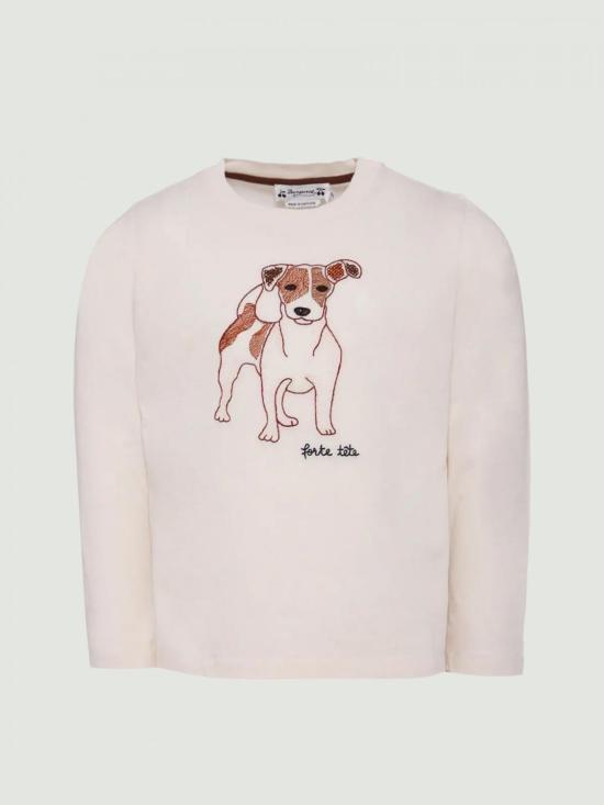 25FW [키즈] 봉쁘앙 티셔츠 W05BTSK00017 104 White