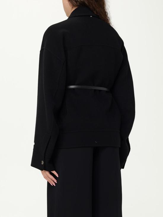 25FW 스포트막스 CANTORE 칸토레 버진울 코트  22522086031600 013 Black - SPORTMAX