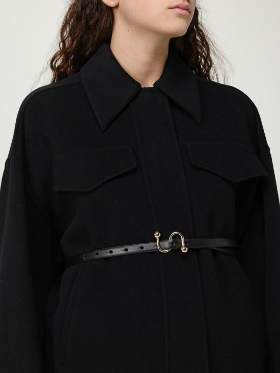 25FW 스포트막스 CANTORE 칸토레 버진울 코트  22522086031600 013 Black - SPORTMAX