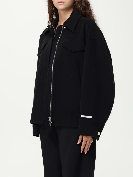 25FW 스포트막스 CANTORE 칸토레 버진울 코트  22522086031600 013 Black - SPORTMAX