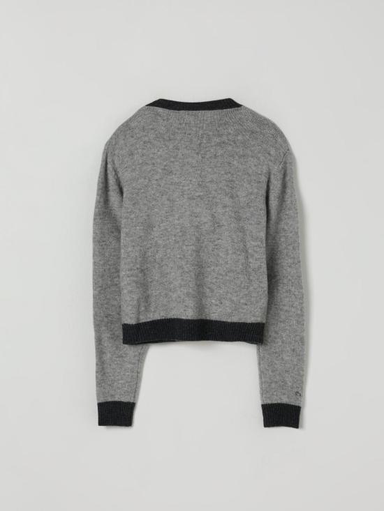 25FW [키즈] 마르니 풀오버 M00993M00ML 0M923 Grey - MARNI