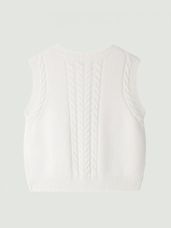 25FW [키즈] 봉쁘앙 풀오버 P05GCAK00019 002 White - BONPOINT