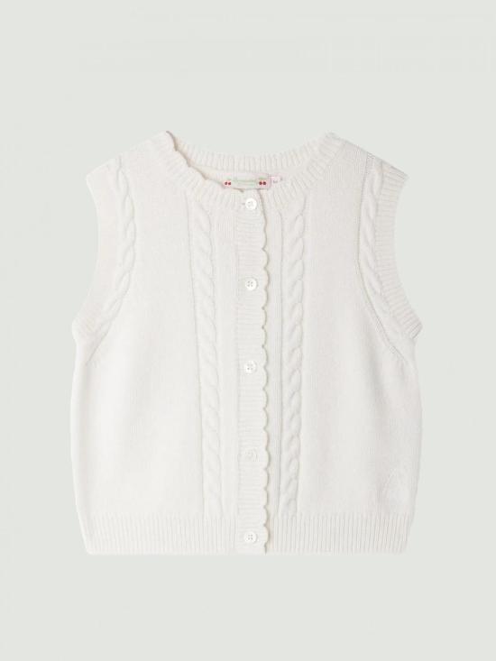 25FW [키즈] 봉쁘앙 풀오버 P05GCAK00019 002 White