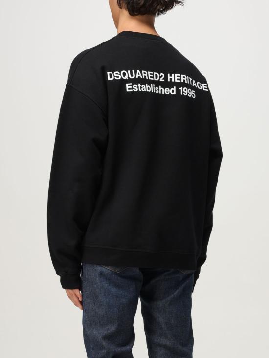 25FW 디스퀘어드2 긴팔 티셔츠 S74GU0896S25516 900 Black - DSQUARED2