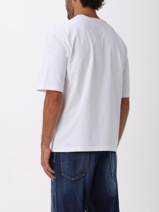 25FW 디스퀘어드2 반팔 티셔츠 S74GD1467S24583 100 White - DSQUARED2