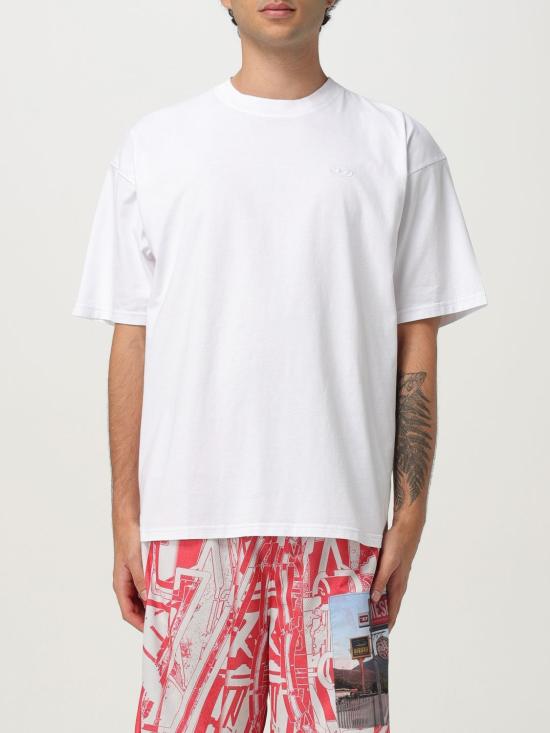 25FW 디젤 반팔 티셔츠 A195520PLAT 100 White