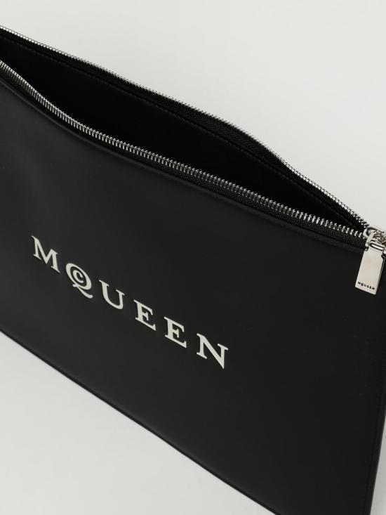25FW 알렉산더 맥퀸 클러치/파우치 8361481AAU6 1080 Black - ALEXANDER MCQUEEN