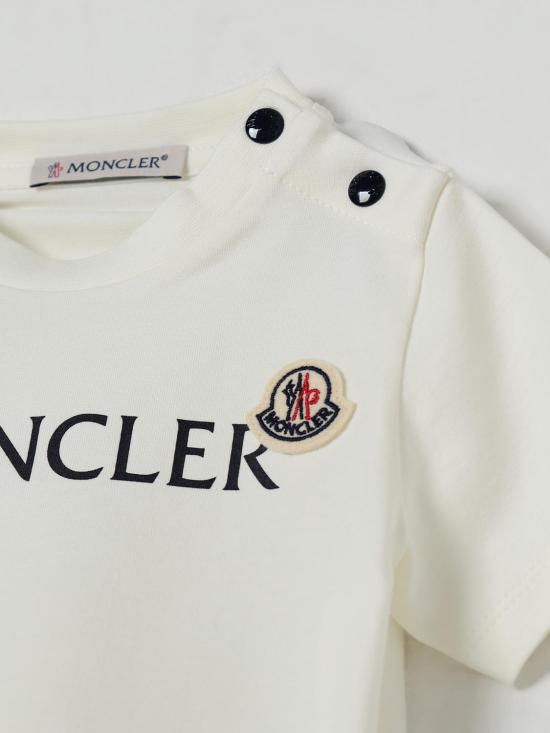 25FW [키즈] 몽클레어 티셔츠 8C0000689AUM 034 Yellow Cream - MONCLER