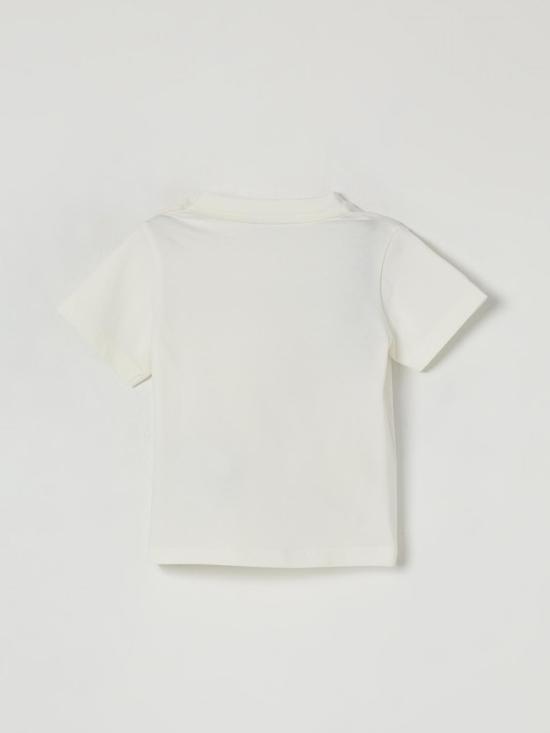 25FW [키즈] 몽클레어 티셔츠 8C0000689AUM 034 Yellow Cream - MONCLER