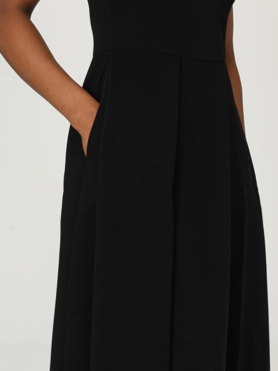 25FW 엠포리오 아르마니 롱 원피스 EW002719AF10206 UC001 Black - EMPORIO ARMANI