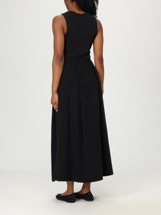 25FW 엠포리오 아르마니 롱 원피스 EW002719AF10206 UC001 Black - EMPORIO ARMANI