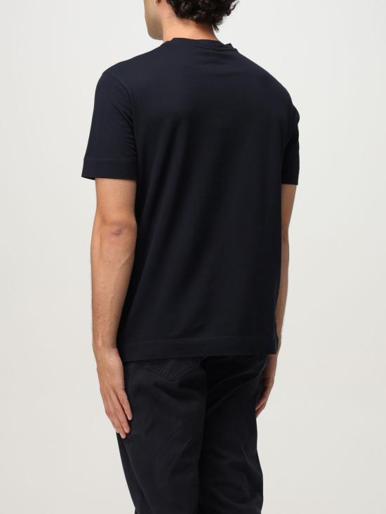 25FW 엠포리오 아르마니 반팔 티셔츠 EM002832AF12955 UB118 Blue - EMPORIO ARMANI