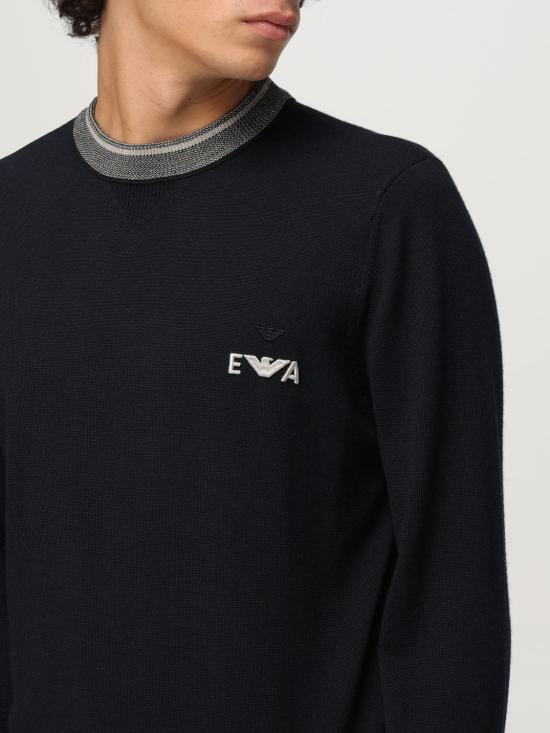 25FW 엠포리오 아르마니 스웨터 EM003387AF14697 UB118 Blue - EMPORIO ARMANI