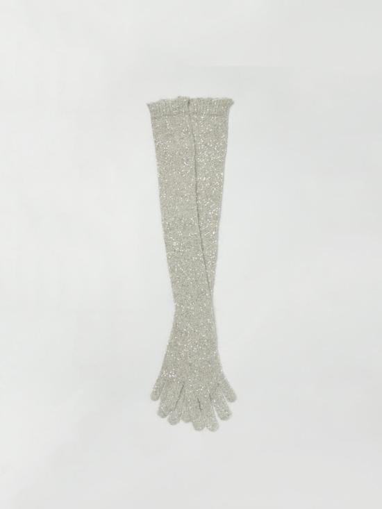 25FW 브루넬로 쿠치넬리 장갑 MPN568279P CDO10 Yellow Cream