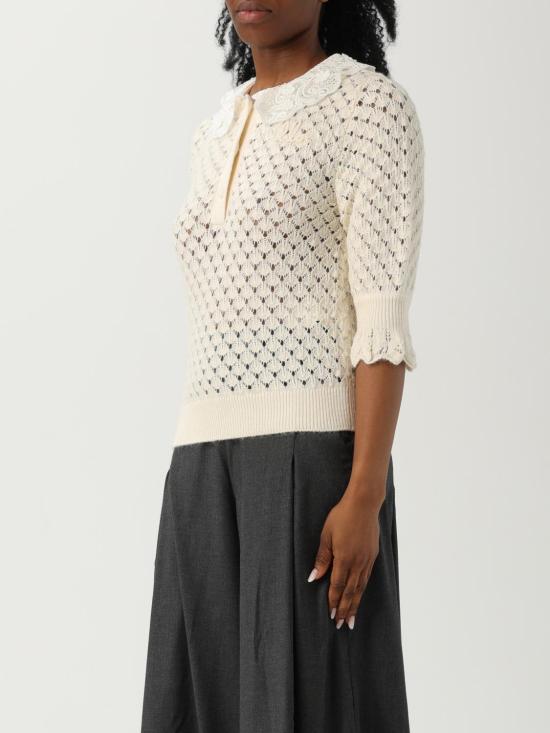 25FW 끌로에 반팔 티셔츠 CH25AMP47590 107 White - CHLOE