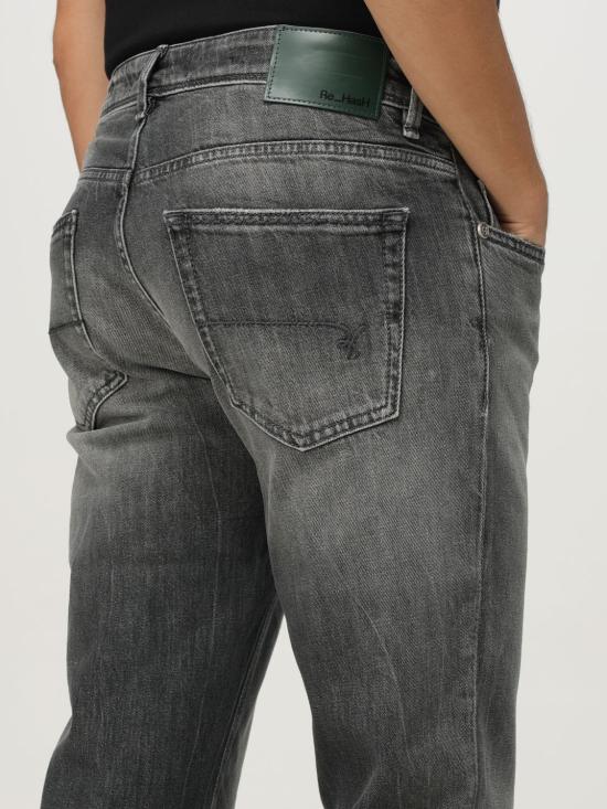 25FW 리하쉬 데님 팬츠 P015 AH 1D542 BLAK Black - RE-HASH