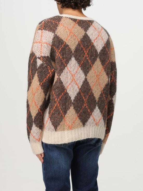 25FW 엠포리오 아르마니 스웨터 EM002500AF19842 F6001 Brown - EMPORIO ARMANI