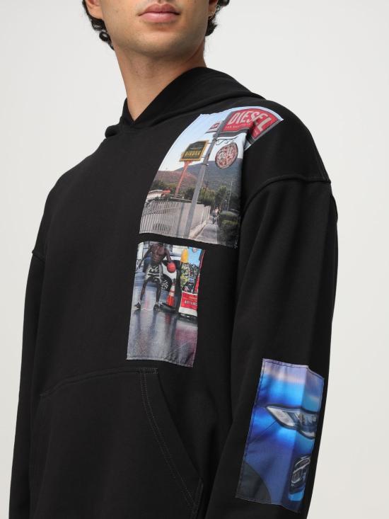 25FW 디젤 긴팔 티셔츠 A196420BMB 9XX Black - DIESEL