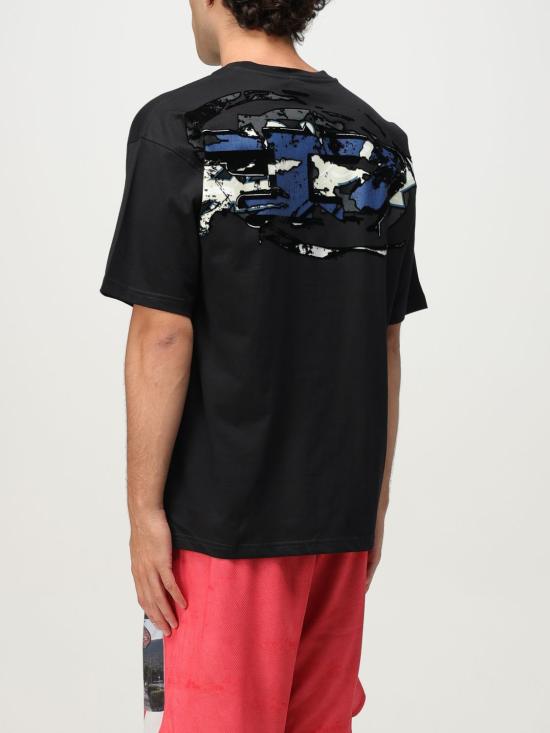 25FW 디젤 반팔 티셔츠 A195520PLAT 9XX Black - DIESEL