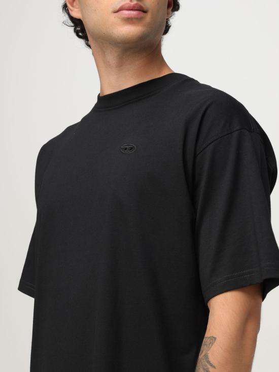 25FW 디젤 반팔 티셔츠 A195520PLAT 9XX Black - DIESEL
