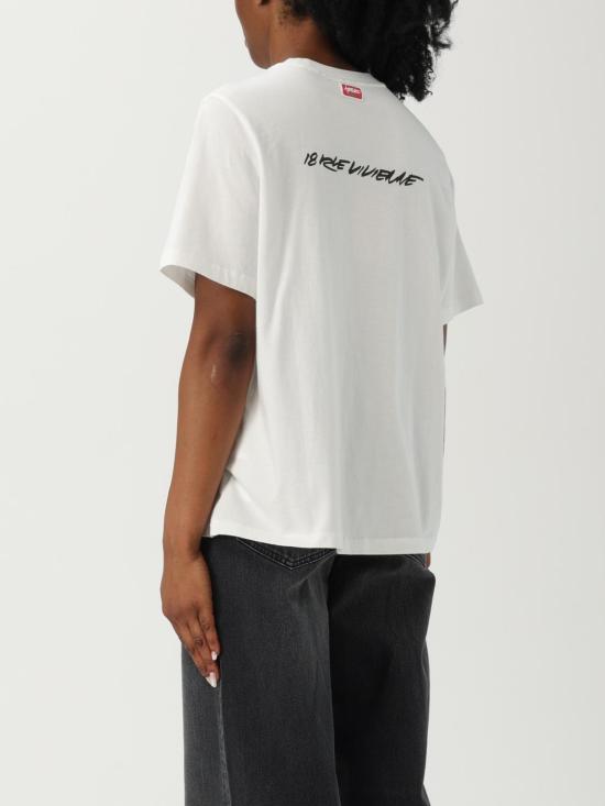 25FW 겐조 반팔 티셔츠 FF62TS5544SG 02 White - KENZO