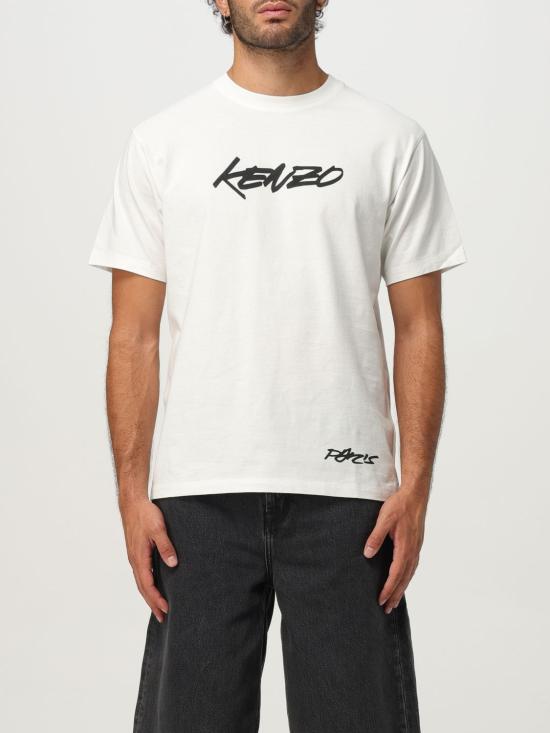 25FW 겐조 반팔 티셔츠 FF65TS2524SG 02 White