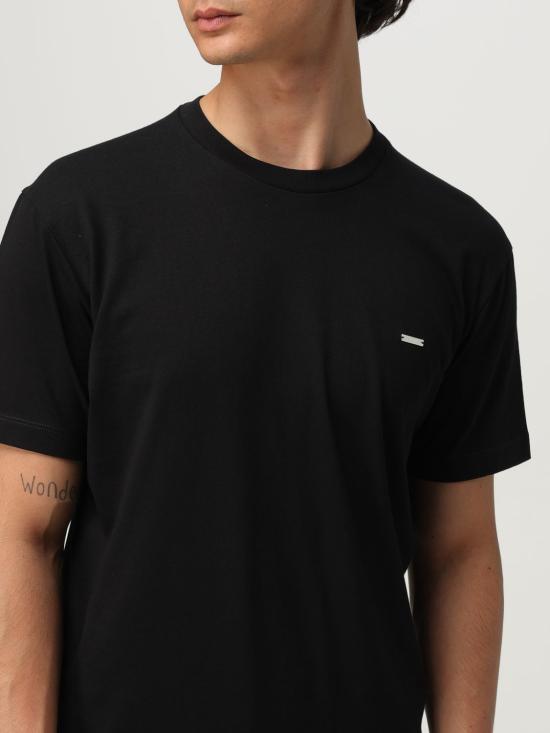 25FW 디스퀘어드2 반팔 티셔츠 S74GD1253D20020 900 Black - DSQUARED2