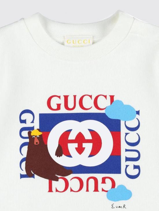 25FW [키즈] 구찌 풀오버 792071XJHFE 9214 White - GUCCI
