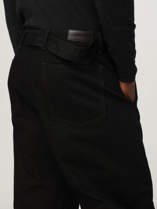 25FW 르메르 벨티드 트위스트 팬츠 벨티드 트위스트  PA326LD1055 BK999 Black - LEMAIRE