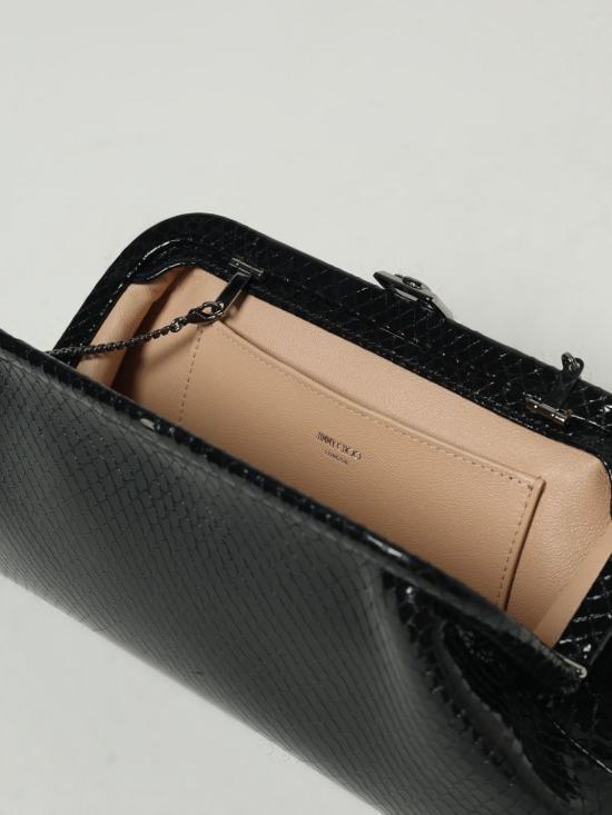 25FW 지미추 클러치/파우치 SKYLARJAY BLACK DARK SILVER Black - JIMMY CHOO