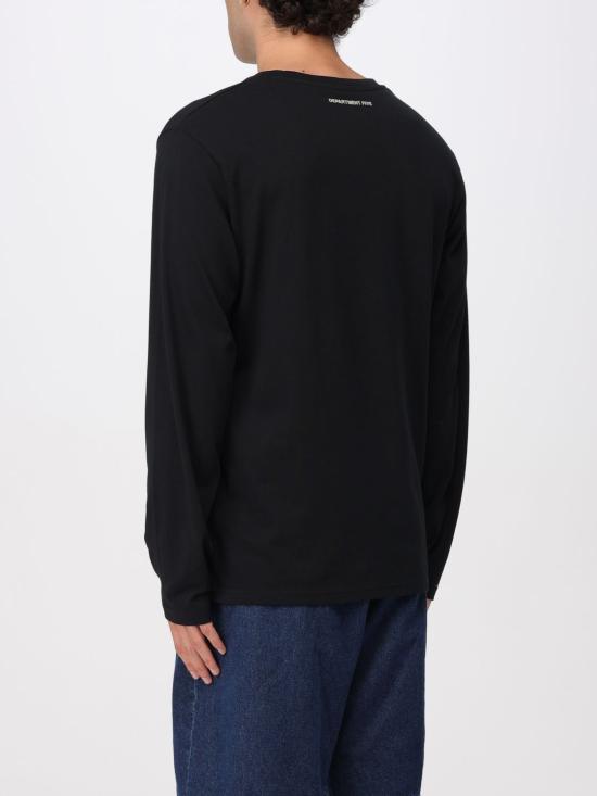 25FW 디파트먼트5 긴팔 티셔츠 DPUUT51151D2JF003700 999 Black - DEPARTMENT 5