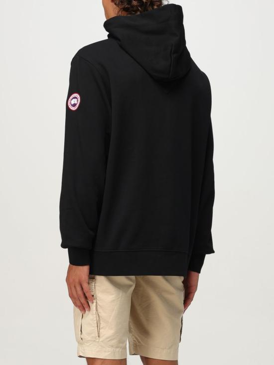 25FW 캐나다구스 휴런 후드 티셔츠 7403M 9061 Black - CANADA GOOSE