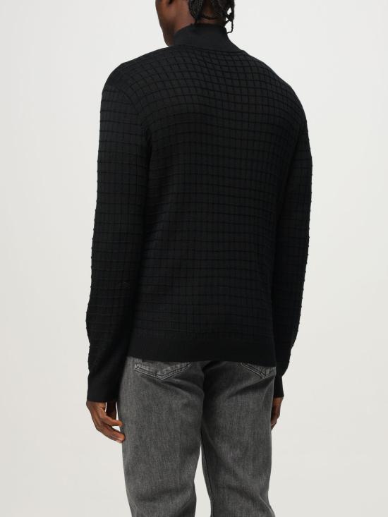 25FW 엠포리오 아르마니 스웨터 EM003503AF14113 UC001 Black - EMPORIO ARMANI