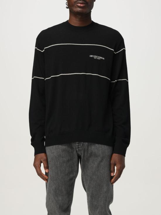 25FW 엠포리오 아르마니 스웨터 EM002796AF14199 MC156 Black